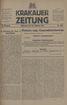 Krakauer Zeitung. 1917, nr 282