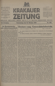 Krakauer Zeitung : zugleich amtliches Organ des K. U. K. Militär-Kommandos Krakau. 1917, nr 290