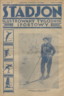 Stadjon : ilustrowany tygodnik sportowy. R. 7, 1929, nr 2