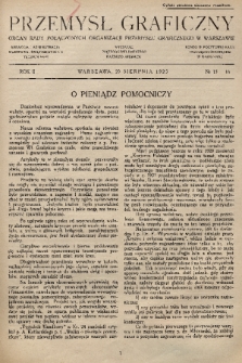 Przemysł Graficzny : organ Rady Połączonych Organizacji Przemysłu Graficznego w Warszawie. R. 2, 1925, nr 15-16