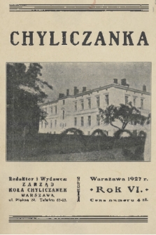Chyliczanka. R. 6, 1927, nr 1