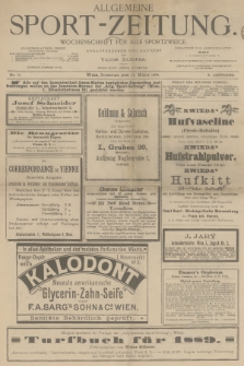 Allgemeine Sport-Zeitung : Wochenschrift für alle Sportzweige. Jg.1, 1889, No. 11