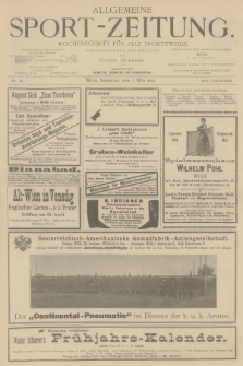 Allgemeine Sport-Zeitung : Wochenschrift für alle Sportzweige. Jg.19, 1898, No. 26