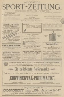 Allgemeine Sport-Zeitung : Wochenschrift für alle Sportzweige. Jg.19, 1898, No. 88