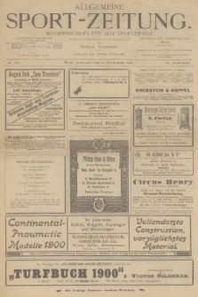 Allgemeine Sport-Zeitung : Wochenschrift für alle Sportzweige. Jg.20, 1899, No. 105