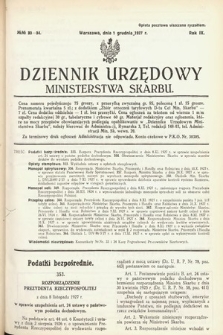 Dziennik Urzędowy Ministerstwa Skarbu. 1927, nr 33-34