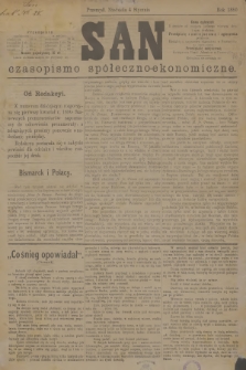 San : czasopismo społeczno-ekonomiczne. 1880, nr 1