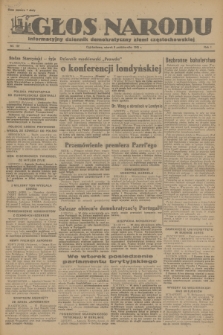 Głos Narodu : informacyjny dziennik demokratyczny ziemi częstochowskiej. R.1, 1945, nr 197