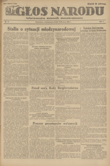Głos Narodu : informacyjny dziennik demokratyczny. R.2, 1946, nr 71