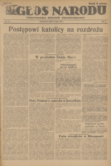 Głos Narodu : informacyjny dziennik demokratyczny. R.2, 1946, nr 174