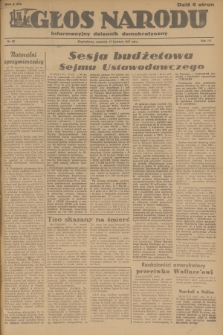 Głos Narodu : informacyjny dziennik demokratyczny. R.3, 1947, nr 90