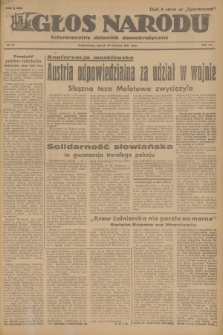 Głos Narodu : informacyjny dziennik demokratyczny. R.3, 1947, nr 94