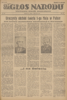 Głos Narodu : informacyjny dziennik demokratyczny. R.3, 1947, nr 104