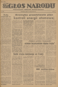 Głos Narodu : informacyjny dziennik demokratyczny. R.3, 1947, nr 136