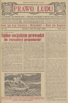 Prawo Ludu : tygodnik ilustrowany : Organ Polskiej Partji Socjalistycznej. R.25, 1928, nr  18