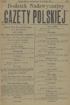 Dodatek Nadzwyczajny „Gazety Polskiej". R.1, 1915, № 182