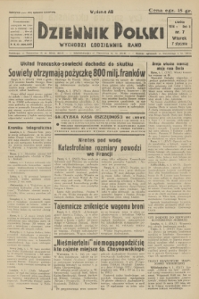 Dziennik Polski : wychodzi codziennie rano. R.2, 1936, nr 7