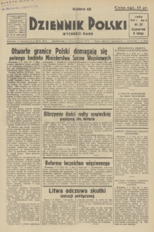 Dziennik Polski : wychodzi rano. R.2, 1936, nr 37