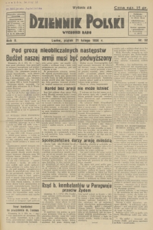 Dziennik Polski : wychodzi rano. R.2, 1936, nr 52