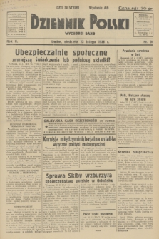 Dziennik Polski : wychodzi rano. R.2, 1936, nr 54