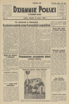Dziennik Polski : wychodzi rano. R.2, 1936, nr 91