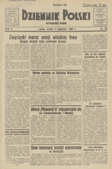 Dziennik Polski : wychodzi rano. R.2, 1936, nr 92