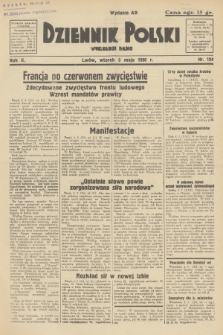 Dziennik Polski : wychodzi rano. R.2, 1936, nr 124