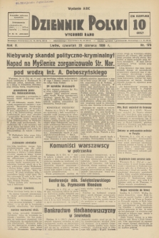 Dziennik Polski : wychodzi rano. R.2, 1936, nr 175
