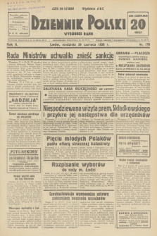 Dziennik Polski : wychodzi rano. R.2, 1936, nr 178