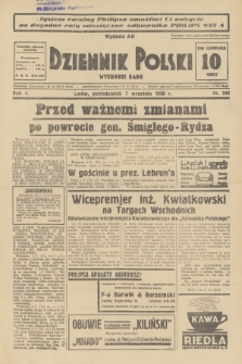Dziennik Polski : wychodzi rano. R.2, 1936, nr 249