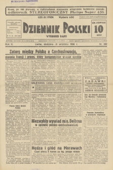Dziennik Polski : wychodzi rano. R.2, 1936, nr 262