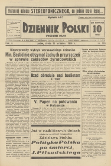 Dziennik Polski : wychodzi rano. R.2, 1936, nr 265