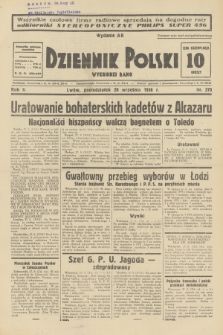Dziennik Polski : wychodzi rano. R.2, 1936, nr 270