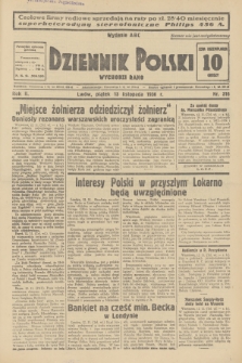 Dziennik Polski : wychodzi rano. R.2, 1936, nr 316