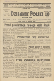 Dziennik Polski : wychodzi rano. R.2, 1936, nr 345