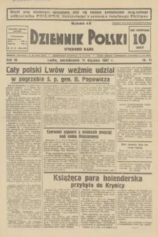 Dziennik Polski : wychodzi rano. R.3, 1937, nr 11