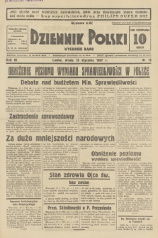 Dziennik Polski : wychodzi rano. R.3, 1937, nr 13