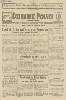 Dziennik Polski : wychodzi rano. R.3, 1937, nr 16