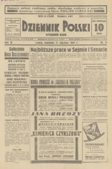 Dziennik Polski : wychodzi rano. R.3, 1937, nr 17