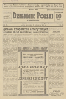 Dziennik Polski : wychodzi rano. R.3, 1937, nr 21