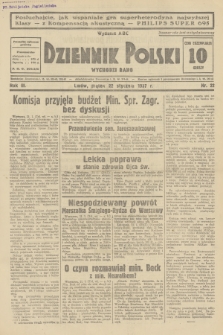 Dziennik Polski : wychodzi rano. R.3, 1937, nr 22