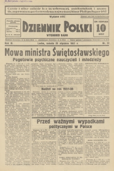 Dziennik Polski : wychodzi rano. R.3, 1937, nr 23