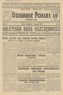 Dziennik Polski : wychodzi rano. R.3, 1937, nr 38