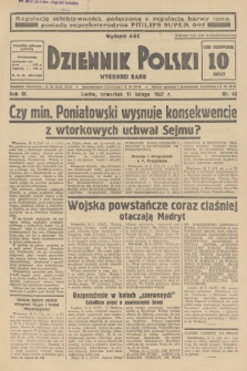 Dziennik Polski : wychodzi rano. R.3, 1937, nr 42