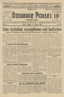 Dziennik Polski : wychodzi rano. R.3, 1937, nr 44