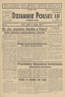 Dziennik Polski : wychodzi rano. R.3, 1937, nr 97