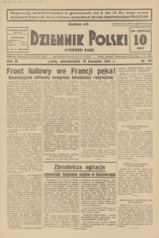 Dziennik Polski : wychodzi rano. R.3, 1937, nr 107