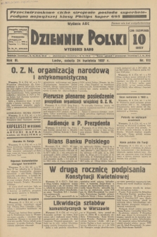 Dziennik Polski : wychodzi rano. R.3, 1937, nr 112
