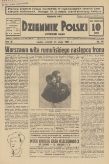 Dziennik Polski : wychodzi rano. R.3, 1937, nr 141