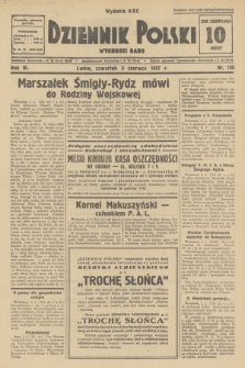 Dziennik Polski : wychodzi rano. R.3, 1937, nr 150